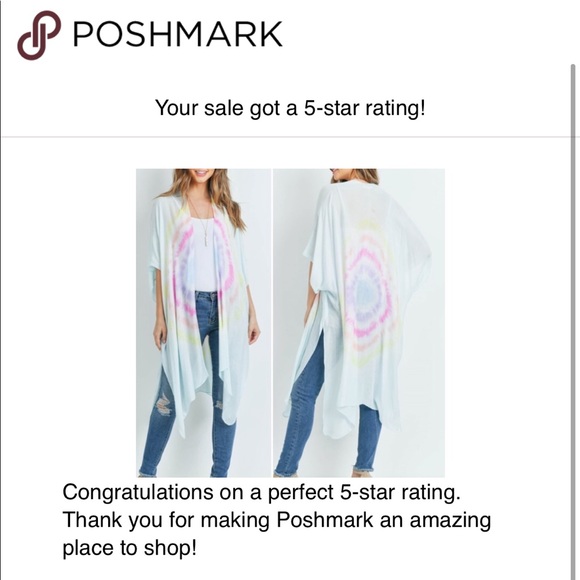 Tie Dye Kimono - Picture 13 of 13